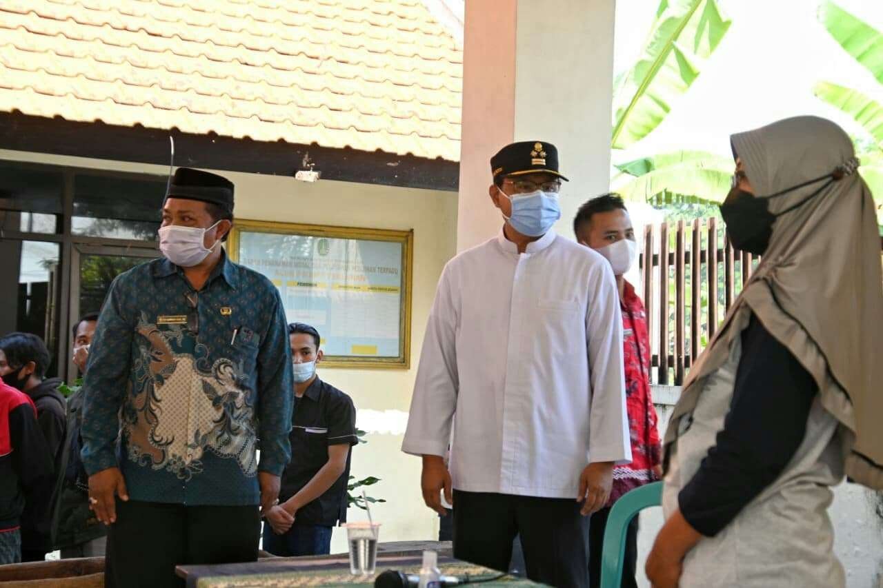 Meski telah berstatus PPKM Level 1, Walikota Pasuruan Saifullah Yusuf (Gus Ipul) meminat tetap taat prokes dan gencarkan vaksinasi. (Foto: Ist)