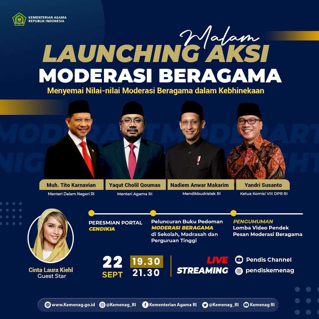 Launching Aksi Moderasi Beragama