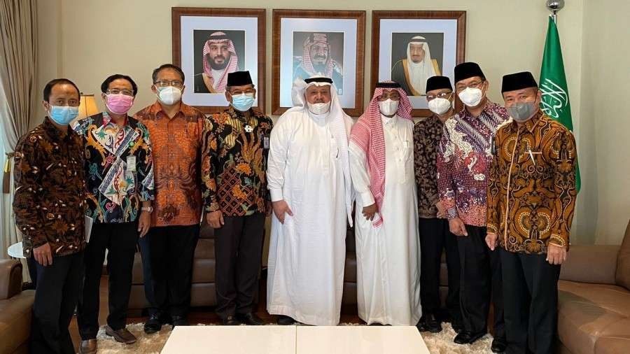 Pertemuan Plt Dirjen PHU dengan Dubes Saudi di Jakarta. (Foto: Kemenag)