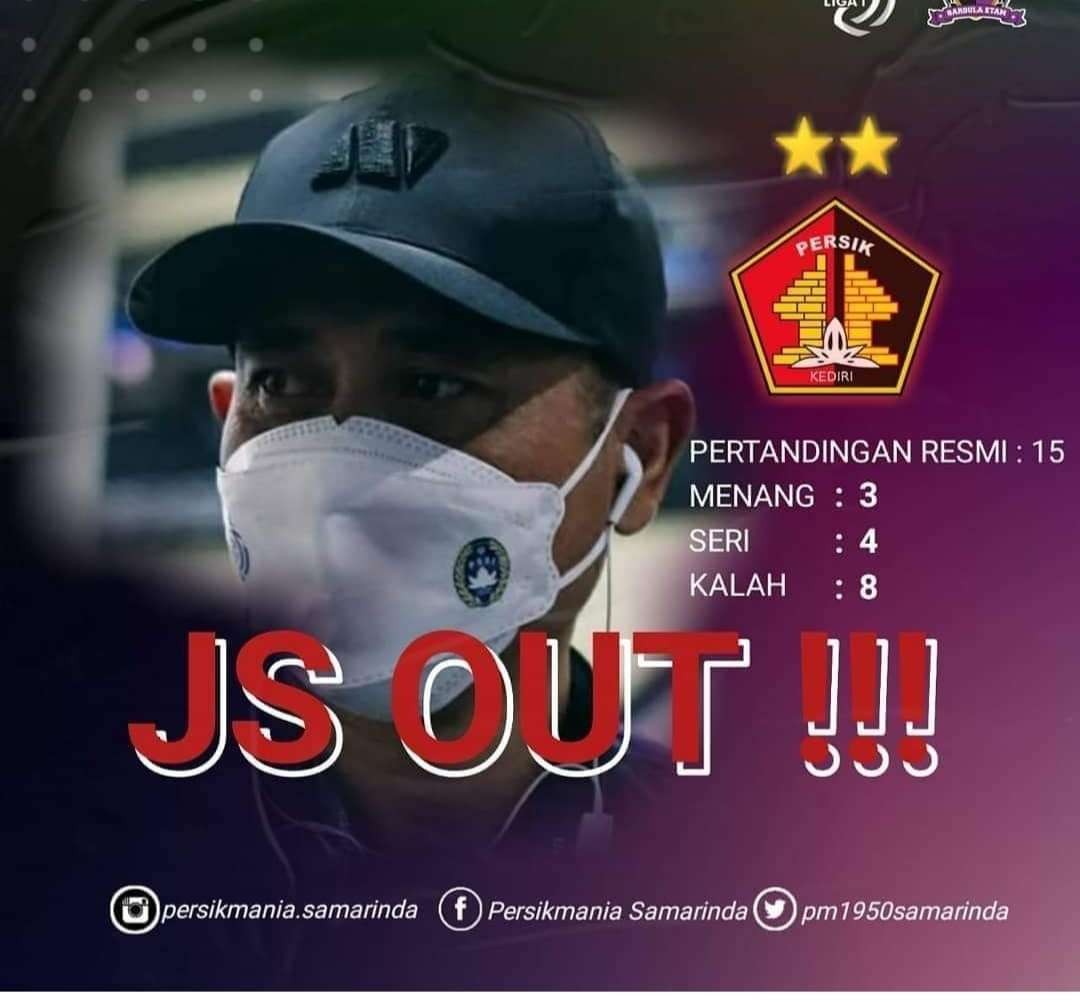 Netizen desak JS (Joko Susilo) mundur dari pelatih kepala persik. (Foto: Tangkapan layar Facebook)