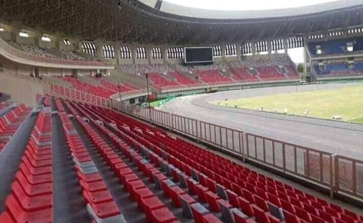Stadion Papua Bangkit sudah disterilkan jelang pembukaan PON XX Papua, Sabtu petang 2 Oktober 2021(Foto: istimewa)