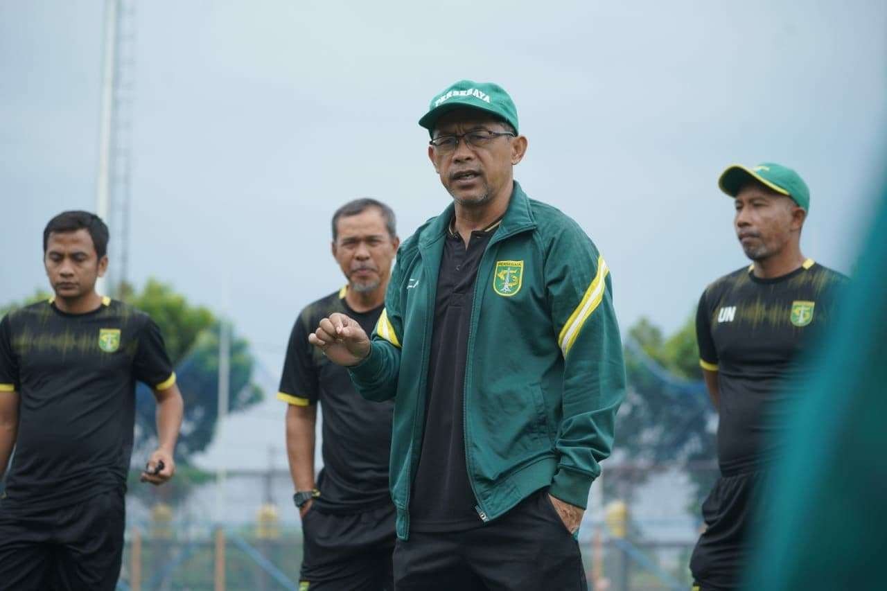 Pelatih Persebaya, Aji Santoso. (Foto: Fariz Yarbo/ngopibareng.id)