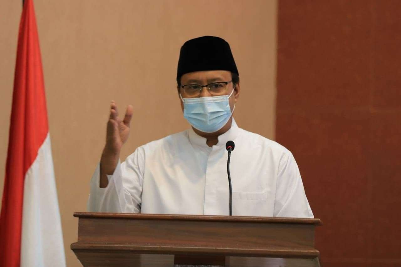 Walikota Pasuruan Saifullah Yusuf (Gus Ipul) berharap Rumah Vaksinasi Taman Kota bisa mempercepat vaksinasi Covid-19 di Pasuruan. (Foto: ist)
