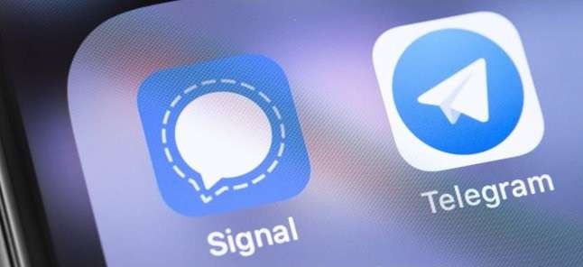 Aplikasi Signal dan Telegram bisa jadi alternatif selama WhatsApp down. (Foto: Istimewa)