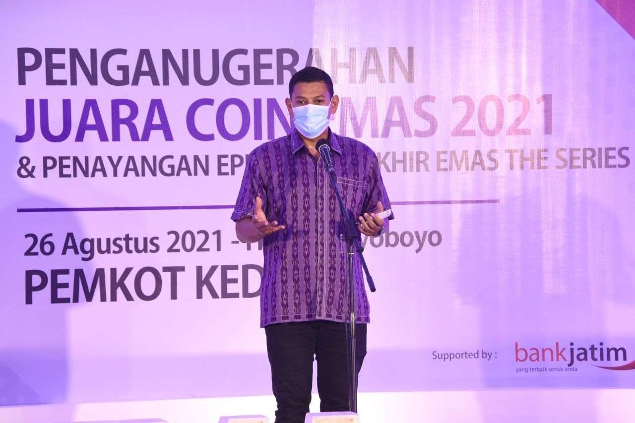 EMAS Masuk TOP 30 Kovablik Jawa Timur Tahun 2021, Walikota Kediri beri apresiasi. (Foto: Istimewa)