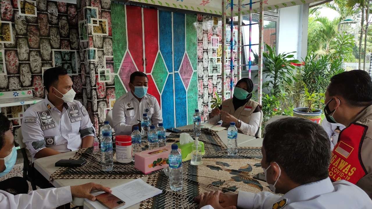 Pertemuan Kemenkumhan Jatim untuk percepatan vaksinasi Napi. (Foto: Kemenkumham Jatim)