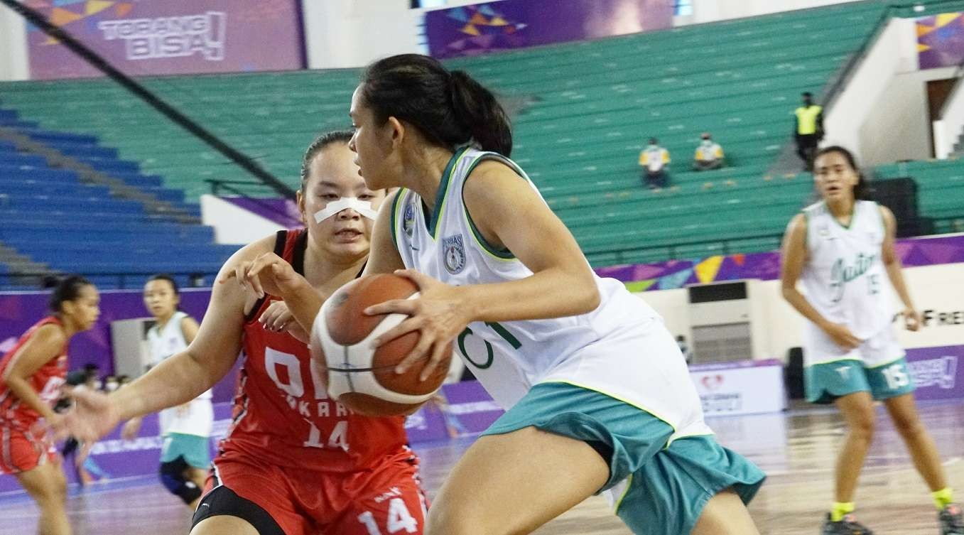 Tim basket putri jatim berhasil melaju ke final setelah mengalahkan DKI Jakarta di semifinal, Kamis 7 Oktober 2021. (Foto: Istimewa)