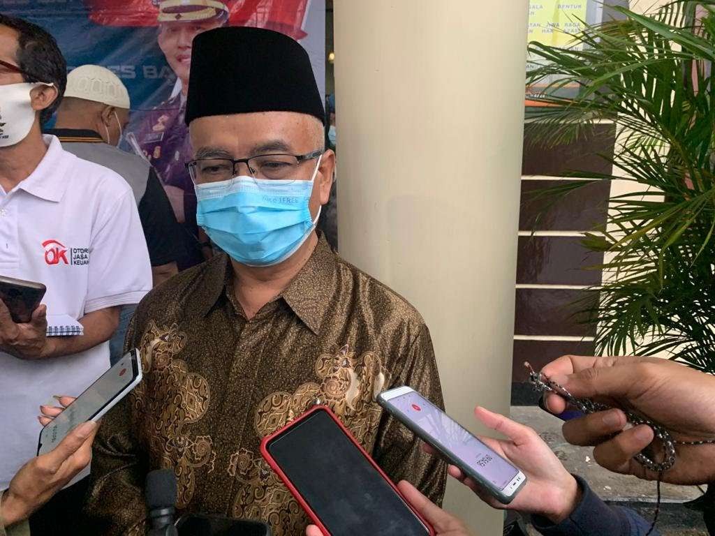 Ketua PCNU Kota Malang, Isroqunnajah saat berada di Polres Batu, Jawa Timur (Foto: Lalu Theo/ngopibareng.id)