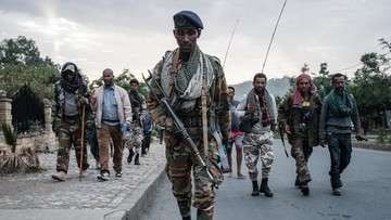 Pasukan pemberontak di Tigray di Ethiopia. (Foto: afp)