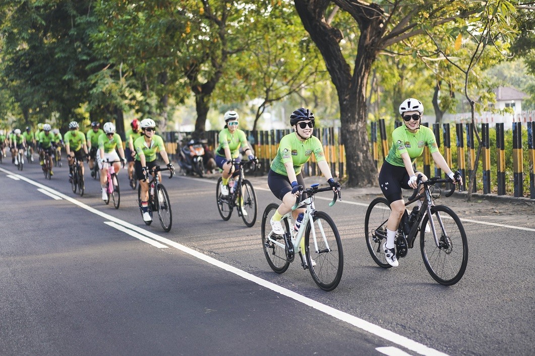 Madame Chang Fun Bike Climb Fest diikuti 75 cyclist Surabaya. (Foto: Goldy)