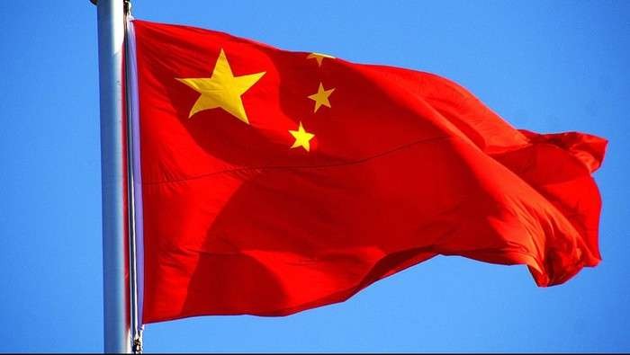 Bendera China berkibar. (Ilustrasi)