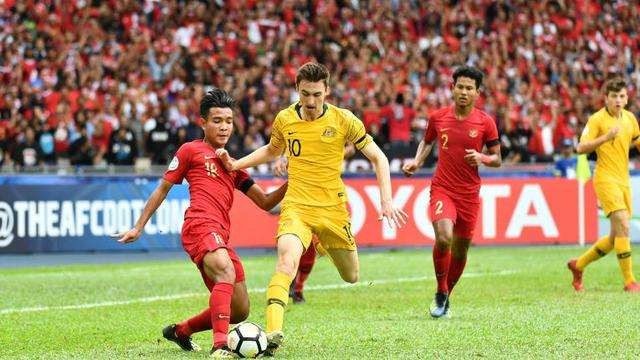 Timnas Indonesia U-23 kalah dari Australia 2-3. (Foto: AFP)