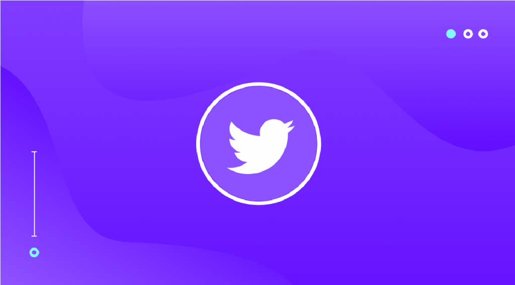 Ilustrasi Twitter Space warna ungu. (Foto: Tangkapan layar)