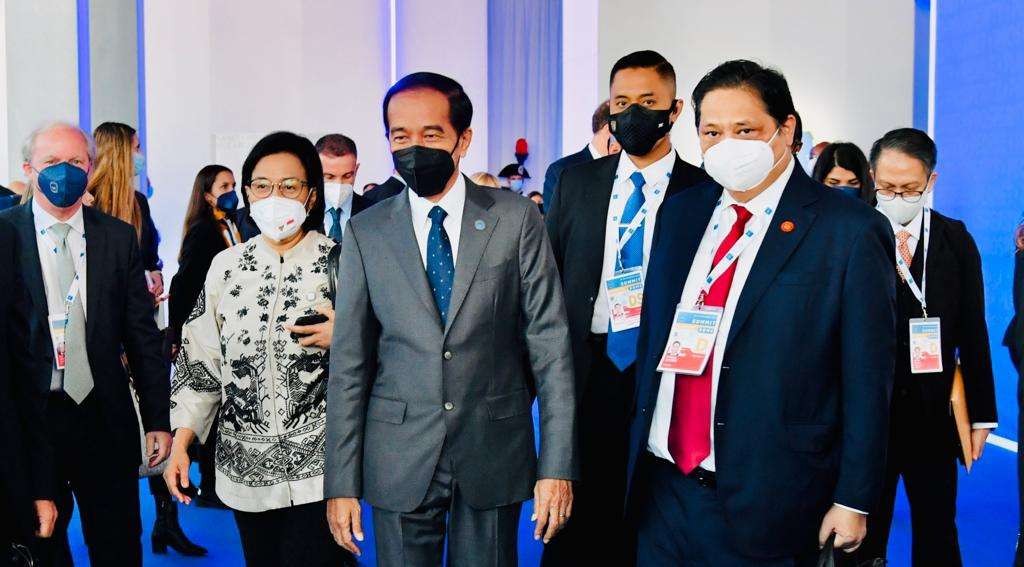Presiden Joko Widodo hadiri KTT G20 hari ke Suadi La Nuvola (foto : Setpres)