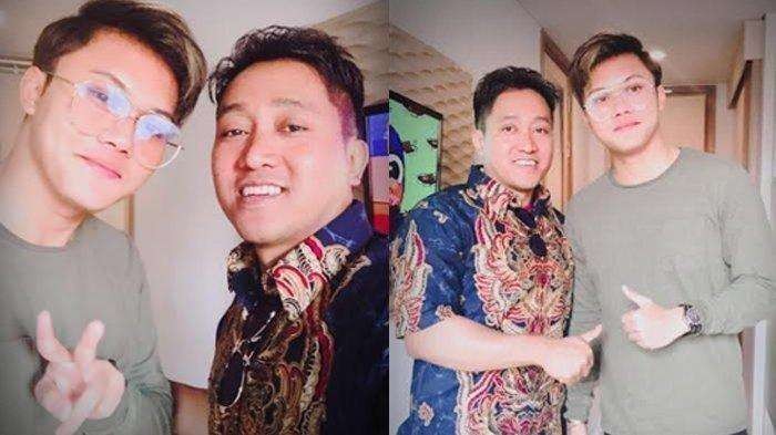 Foto lawas Teddy Pardiyana, suami mendiang Lina Jubaedah, mantan istri komedian Sule bersama Rizky Febian. (Foto: Instagram)
