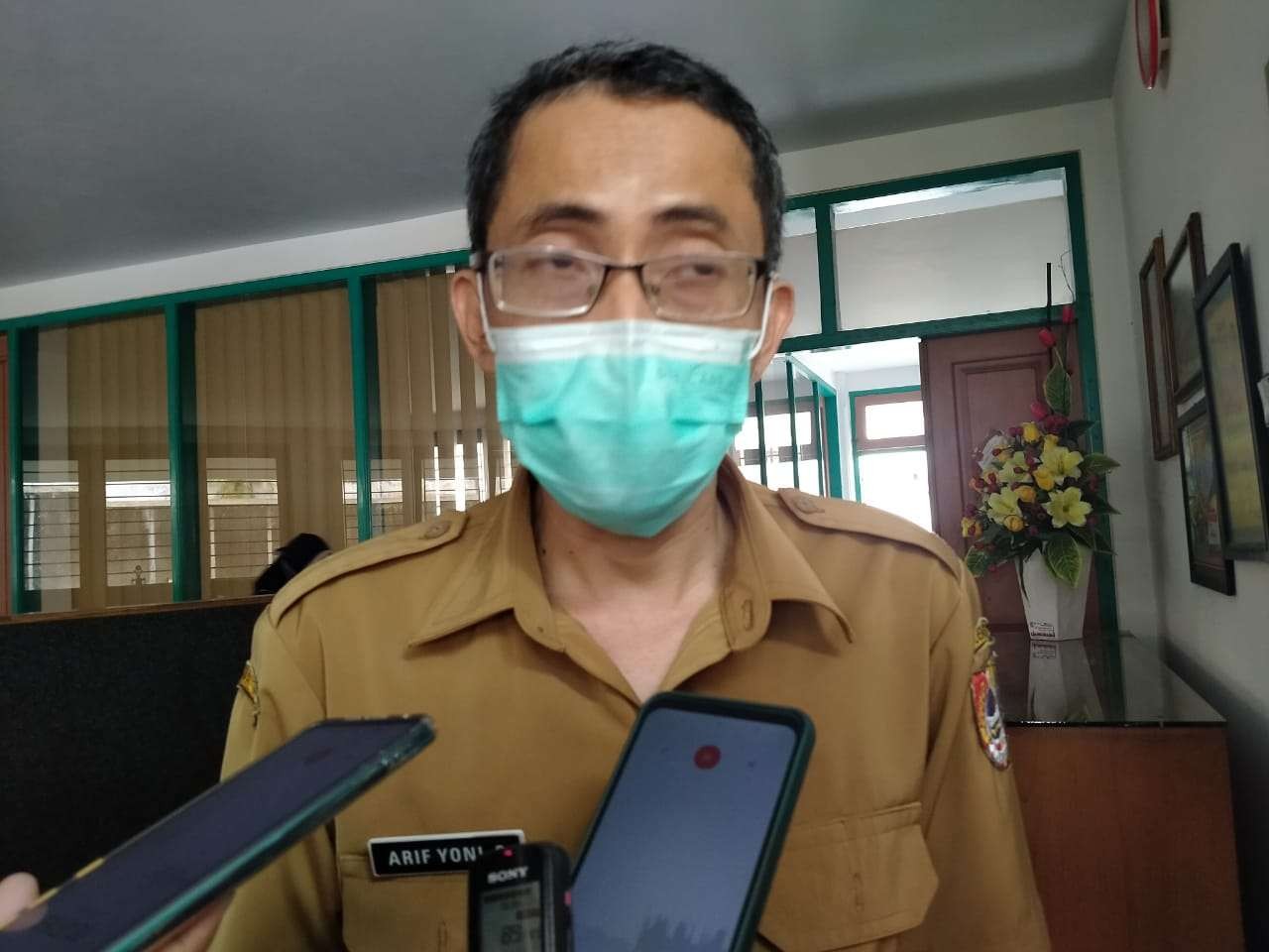 Kasi Surveilan dan Imunisasi Dinas Kesehatan Kabupaten Jember, Arif Yoni Setiawan (Foto: Rusdi/ngopibareng.id)