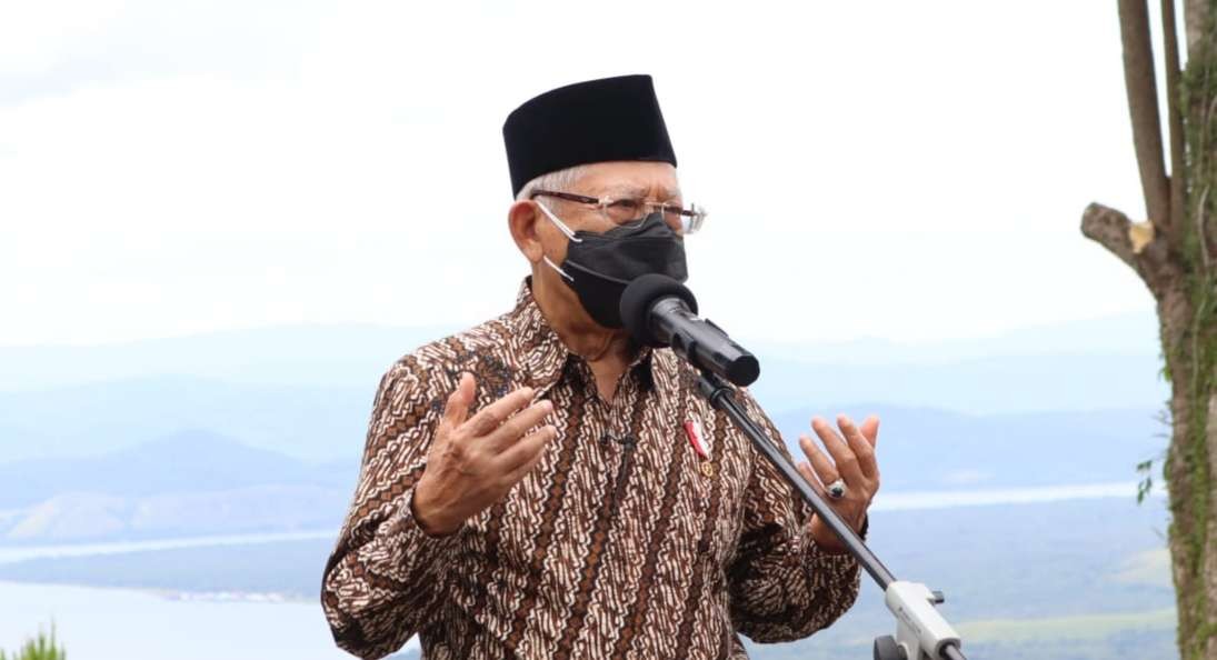 Wapres Ma'ruf Amin, menaruh harapan pada Panglima TNI  (foto: Seteapres)