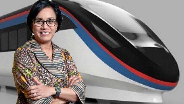 Kata Menkeu Sri Mulyani, pemerintah akan menggerojok proyek kereta api cepat Jakarta-Bandung dana Rp 4,3 Triliun. (Foto:Antara/Ngopibareng)