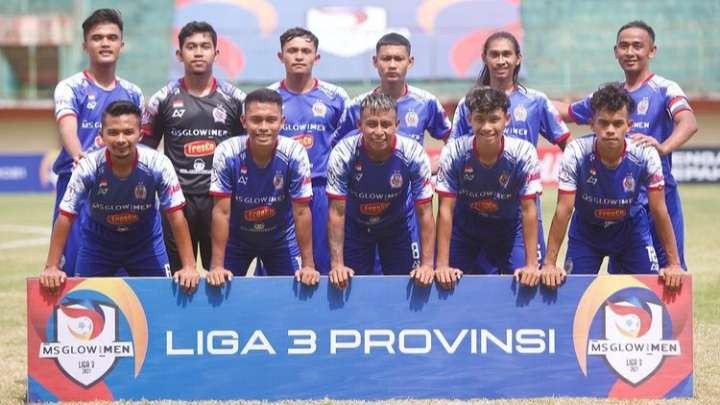 Skuad Arema Indonesia di kompetisi Liga 3 Jawa Timur. (Foto: Instagram:@aremaidnofficial)