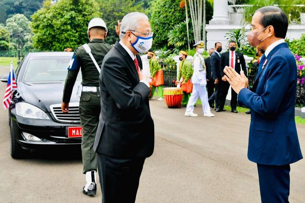 Presiden Jokowi menerima kunjungan PM Malaysia Dato' Sri Ismail di Istana Bogor ( Foto:Setpres)