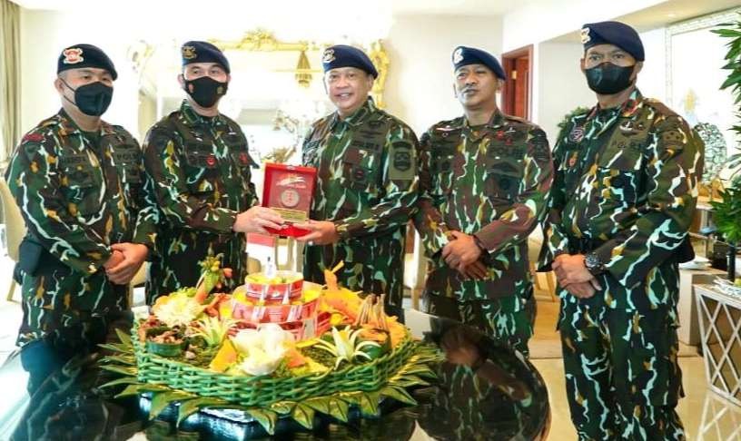 Ketua MPR RI Bambang Soesatyo saat hadiri perayaan HUT ke-76 Korps Brimob, di Jakarta, Minggu 14 November 2021. (Foto: Istimewa)
