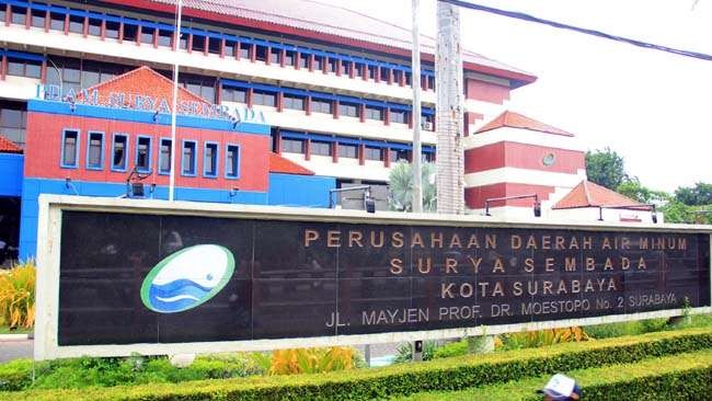 Kantor PDAM Kota Surabaya. (Foto: Istimewa)