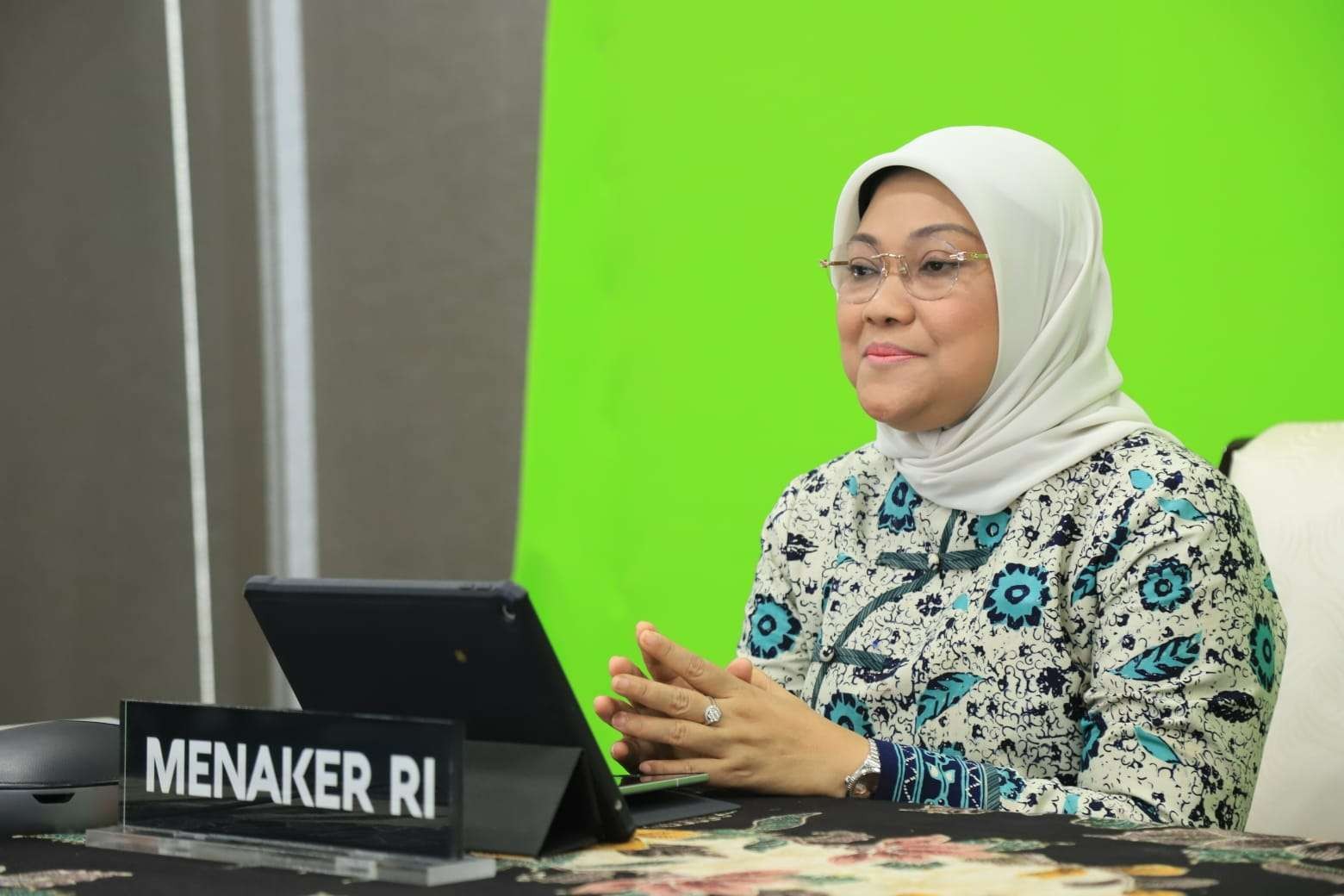 Menteri Ketenagakerjaan Ida Fauziyah mengapresiasi langkah BPJS menghadirkan layanan syariah BPJS ketenagakerjaan di Aceh. (Foto: Istimewa)