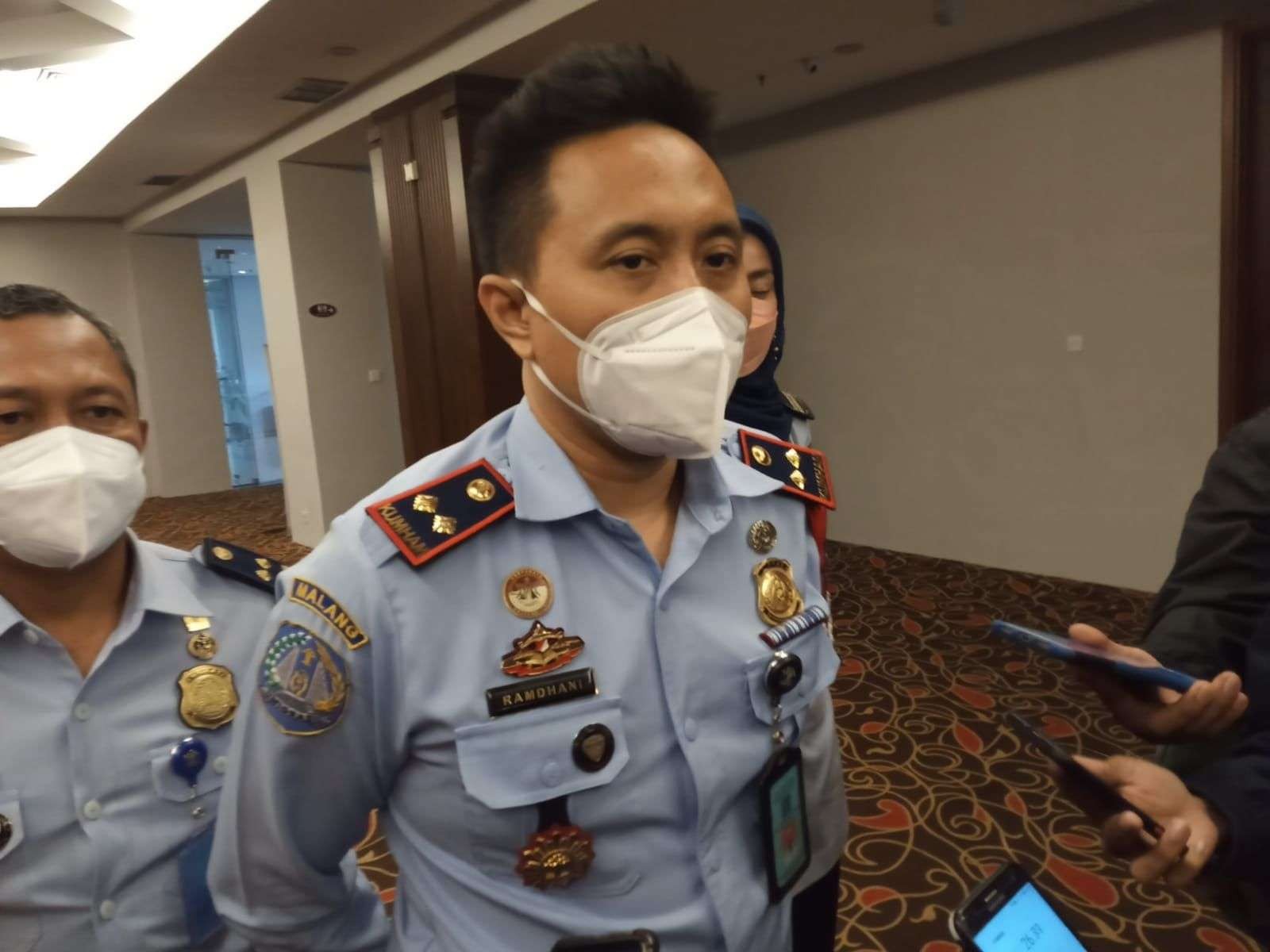 Kepala Kantor Imigrasi TPI I Malang, Ramdhani saat ditemui di Hotel Grand Cakra, Kota Malang. (Foto: Lalu Theo/Ngopibareng.id)