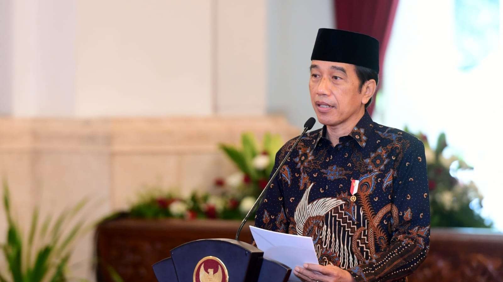 Presiden Jokowi pada Miliad ke-109 Muhammadiyah ( foto: Setpres)
