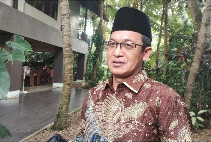 Wakil Ketua Panitia Muktamar ke-34 NU Ahmad Ishomuddin, saat diwawancarai di Bandarlampung, Sabtu. 20 November 2021. (Foto: Antara)