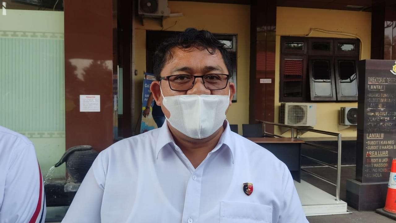 Wadireskrimum Polda Jatim, AKBP Ronald Ardiyanto Purba saat ditemui di Mapolda Jatim, Surabaya, Senin 22 November 2021. (Foto: Fariz Yarbo/Ngopibareng.id)