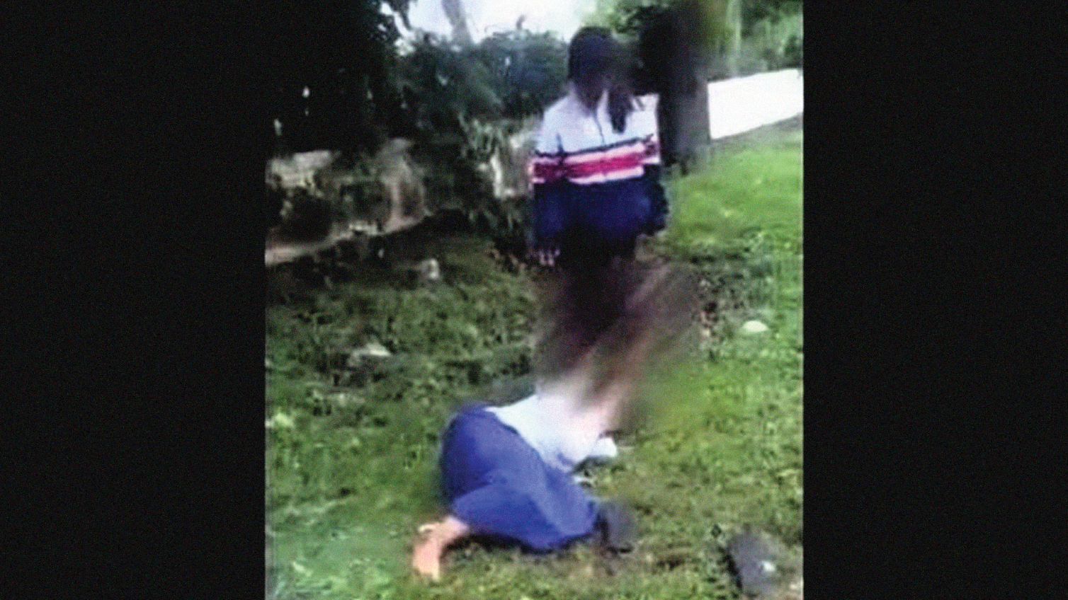 Tangkapan layar video kasus perudungan anak di Kota Malang.  (Foto: Istimewa)