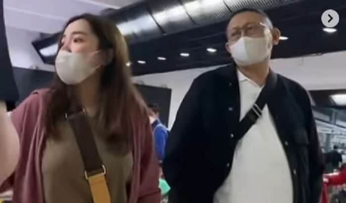 Video viral seorang perempuan memaki ibunda Arteria Dahlan bersama pria yang hanya diam, diduga Brigjen Zamroni. (Foto: Istimewa)