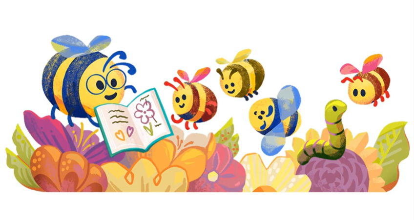 Tampilan Google Doodle merayakan Hari Guru atau Teacher's Day 2021. (Foto: Google)
