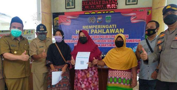 PWI Kabupaten Pasuruan gelar vaksinasi massal dan baksos. (Foto: Istimewa)