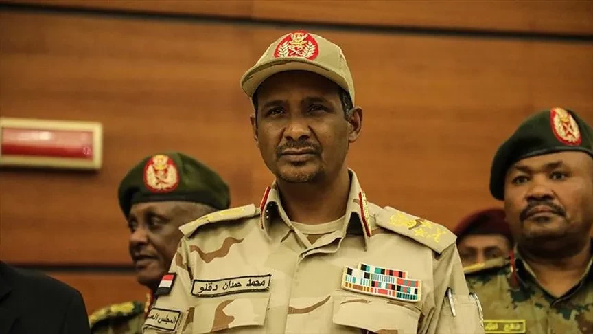 Wakil Dewan Kedaulatan Sudan, Jenderal Mohamed Hamdan Dagalo (Foto: Anadolu)