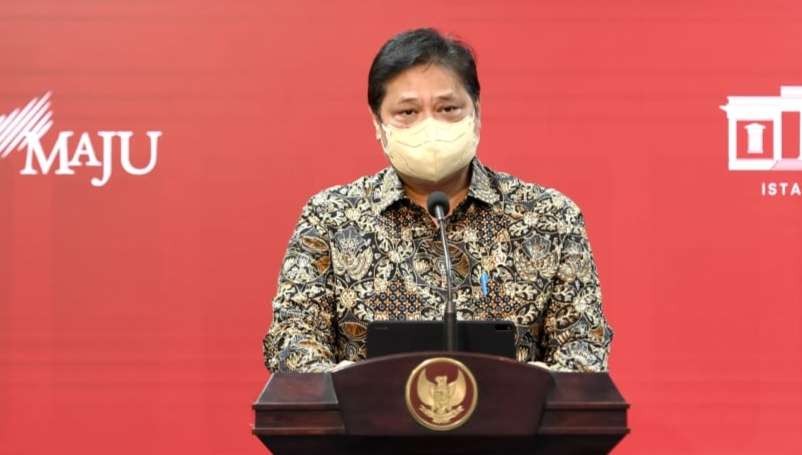 Menteri Koordinator Bidang Perekonomian Airlangga Hartarto (Foto: Setpres)