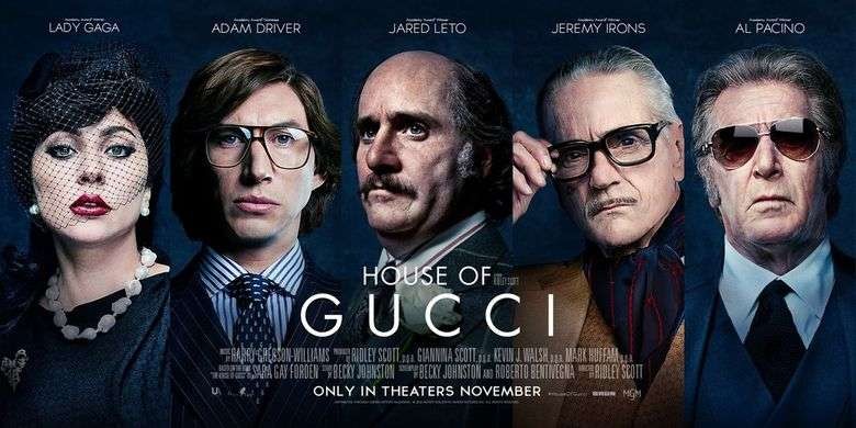 House of Gucci, film terbaru Lady Gaga bersama Adam Driver. (Foto: Universal Pictures)