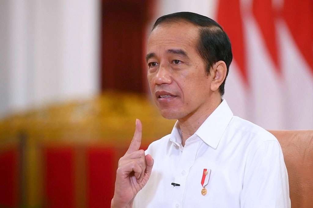 Presiden Jokowi mengingatkan seluruh pihak untuk berhati-hati terhadap penyebaran virus Covid-19 gelombang 4. (Foto: Sepres)