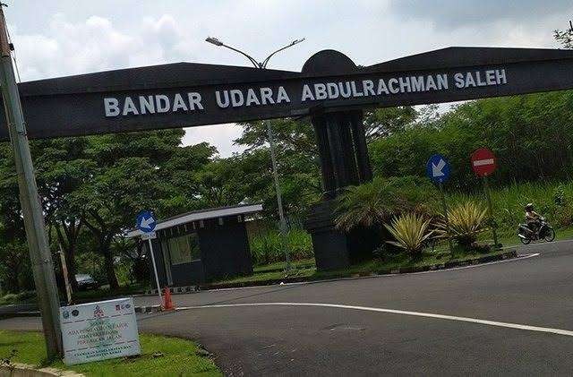 Pintu masuk Bandara Abdulrachman Saleh, Kabupaten Malang, Jawa Timur. (Foto: Istimewa)