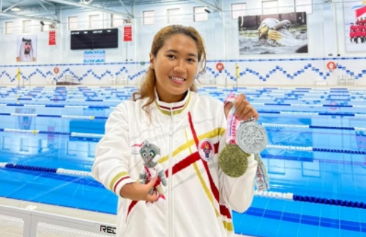 Atlet Provinsi Jawa Timur meraup empat medali di Asian Youth Para Games (AYPG) di Manamah, Bahrain, 2-6 Desember 2021. (Foto: Diskominfo Jatim)