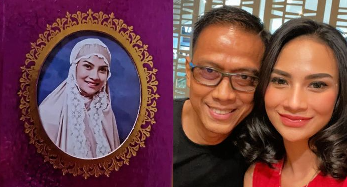 Cover buku Yasin Vanessa Angel buatan keluarganya tak mencantumkan sang suami, Febri Ardiansyah alias Bibi. (Foto: Istimewa)