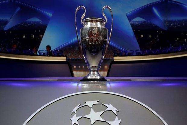 Ilustrasi trofi Liga Champions. (Foto: Twitter)