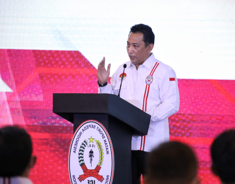 Kapolri Jenderal Listyo Sigit menjabat Ketua Umum Pengurus Besar Ikatan Sport Sepeda Indonesia (PB ISSI) periode 2021-2025. (Foto: Dok. PB ISSI)