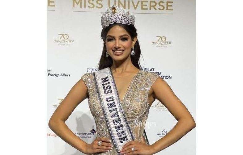 Harnaaz Sandhu dinobatkan sebagai Miss Universe 2021, Minggu 12 Desember 2021 waktu Israel, atau Senin 13 Desember 2021 waktu Indonesia. (Foto: Instagram)