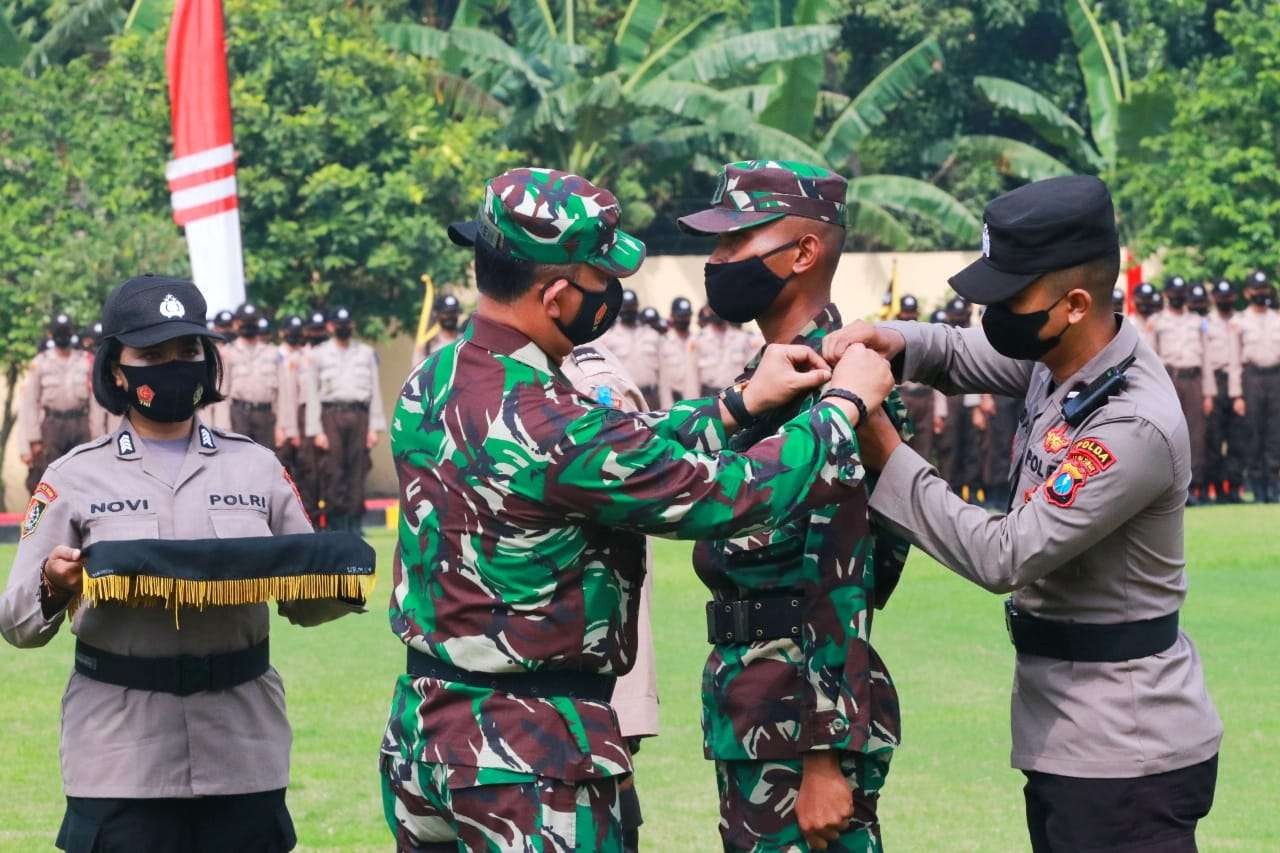 Pendidikan dan latihan Integrasi Dikmaba TNI AD dan Diktukba Polri TA 2021.(Foto: Deni Lukmantara/Ngopibareng.id)