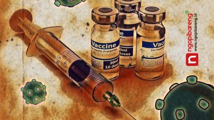 Ilustrasi vaksinasi Covid-19 (Ilustrasi: ngopibareng.id)