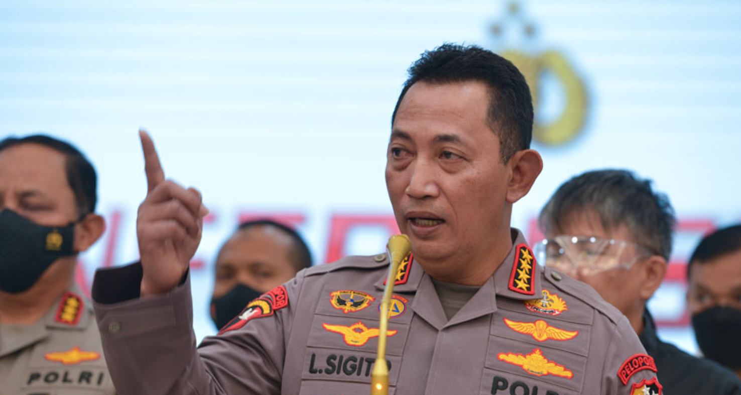 Banyaknya tanda pagar (tagar) kritikan untuk Polri di media sosial, mendapat tanggapan dari Kapolri Jenderal Listyo Sigit Prabowo. (Foto: Humas Polri)