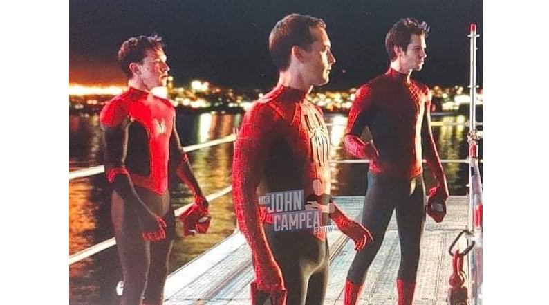 Tiga aktor pemeran Spider-Man yakni Tom Holland, Andrew Garfield, dan Tobey Maguire. (Foto: MCU)
