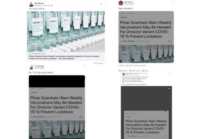 Ilustrasi berita yang menganjurkan vaksin mingguan untuk cegah Omicron.